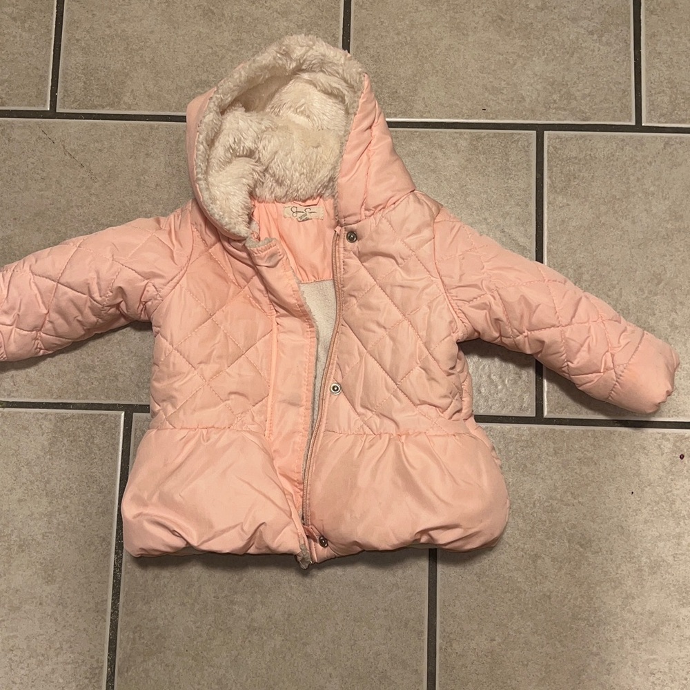 Pink Hooded Baby Jacket